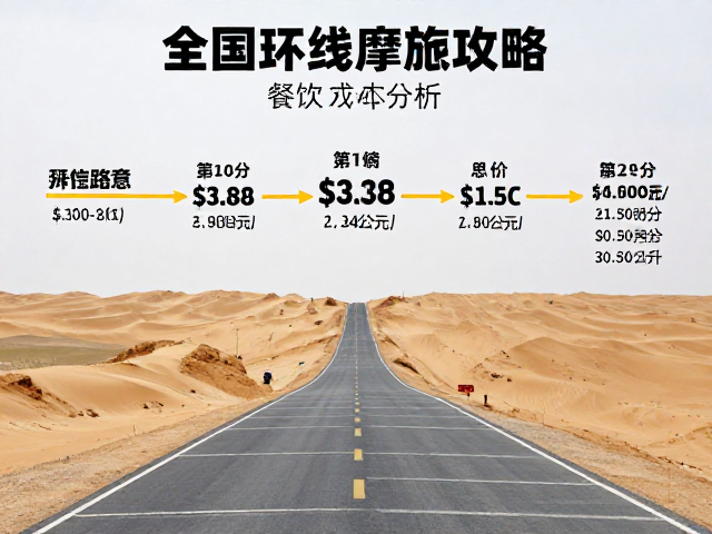 全国环线摩旅攻略，穿越沙漠公路，详解餐饮费用与省钱路线