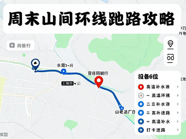 周末山间小环线攻略，离线地图，高温补水安排，安全打卡不迷路