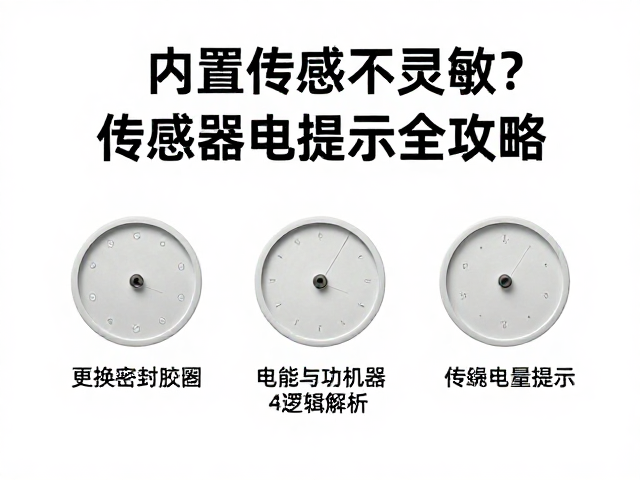 内置传感不灵敏？更换密封胶圈与传感器电量提示全攻略