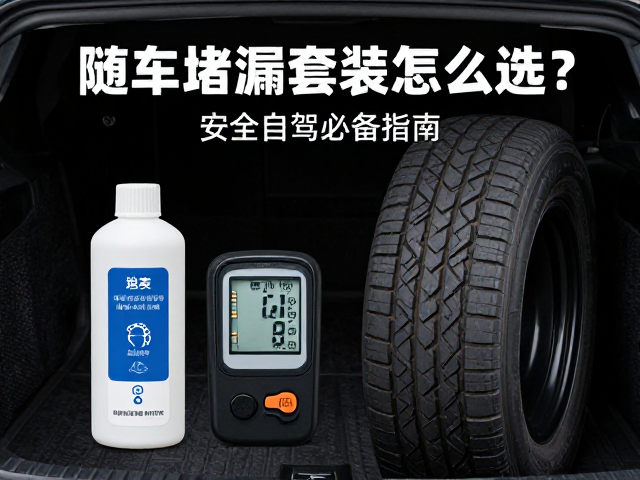 随车堵漏套装怎么选？搭配胎压表与公路胎，安全自驾必备指南