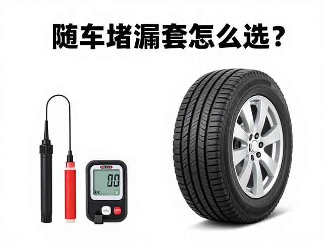 随车堵漏套装怎么选？搭配胎压表与公路胎，安全自驾必备指南