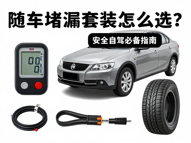 随车堵漏套装怎么选？搭配胎压表与公路胎，安全自驾必备指南