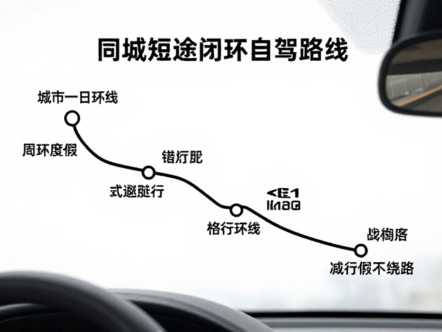 城市一日环线，同城短途闭环自驾路线，周末微度假不绕路