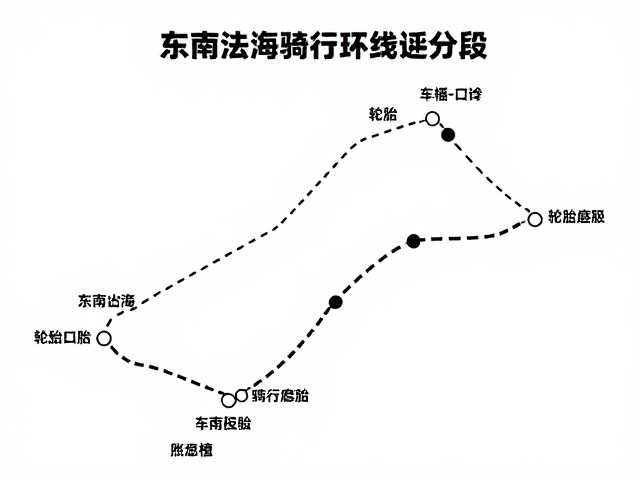 东南沿海骑行环线折返分段规划，附轮胎磨损评估指南