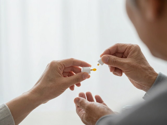 慢病居家喂药技巧，慢速接触敏感部位，提升老人喂药耐受度