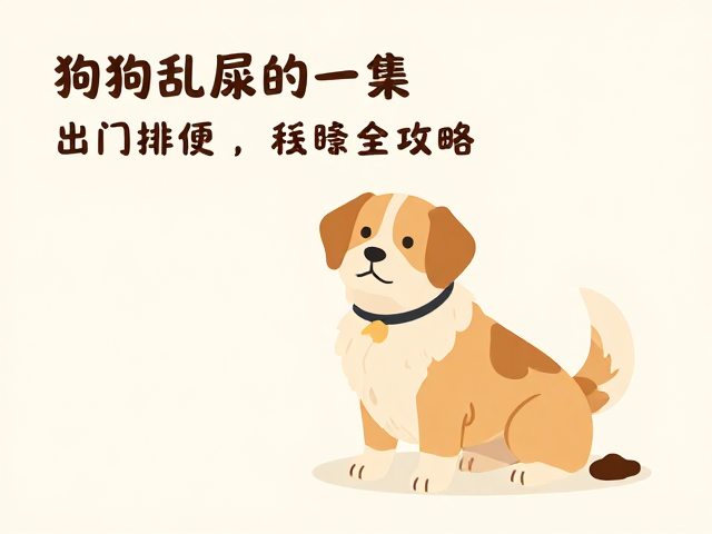 狗狗室内乱尿？出门排便训练，清除气味残留全攻略