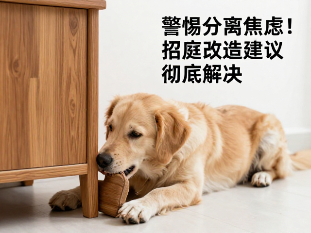 狗狗啃咬家具？警惕分离焦虑！3招家庭改造建议彻底解决