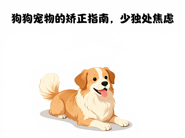 狗狗原地转圈是压力大？家庭宠物行为矫正指南，减少独处焦虑