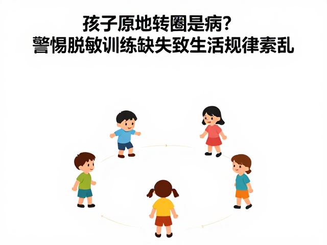 孩子原地转圈是病?警惕脱敏训练缺失致生活规律紊乱