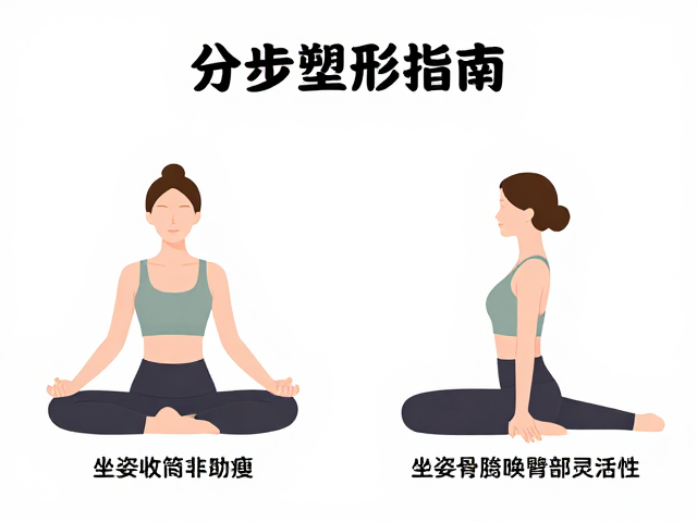 第一步:坐姿骨盆时钟唤醒髋部灵活性