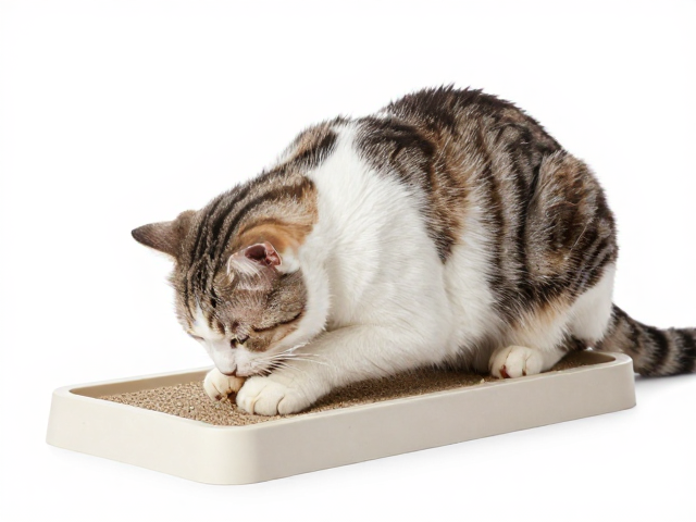 猫爪板定点磨爪,响片训练,老年猫温和行为矫正指南