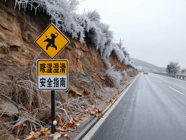 地质构造影响下低温结冰落叶湿滑路段行车安全指南