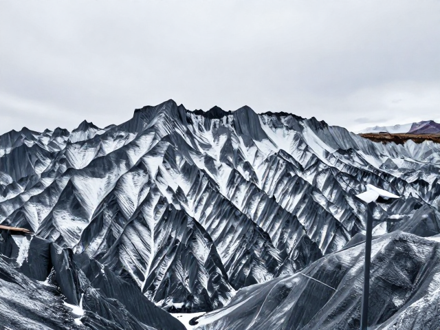 地质构造塑造峰顶平台,冰雪覆盖变化揭示高原秘境