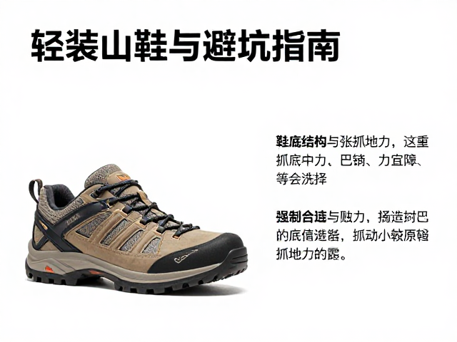 登山鞋选购与避坑指南:鞋底结构与抓地力选择