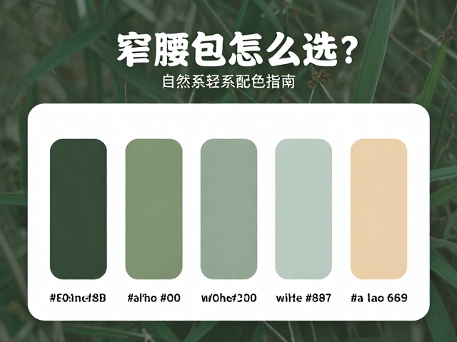 窄腰适配包怎么选?按路线天数搭配自然系配色指南