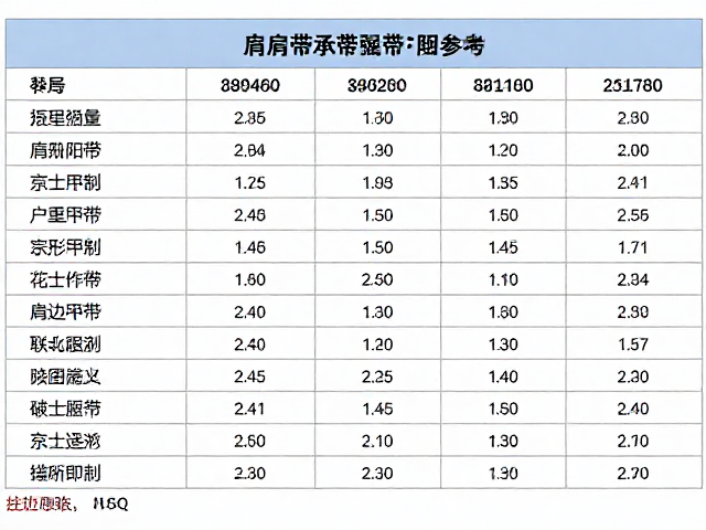 肩带承重强度大吗?电商通用减压替换肩带推荐