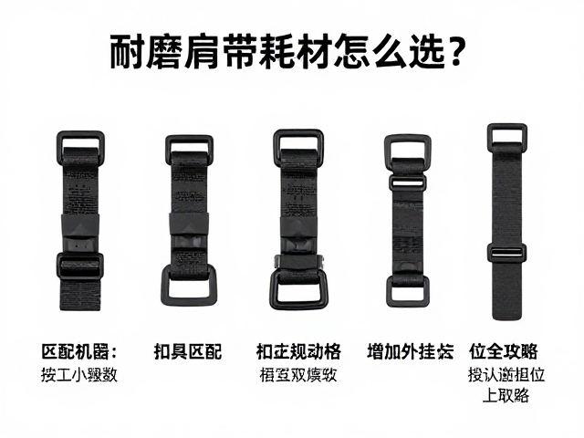 耐磨肩带耗材怎么选？匹配扣具规格，增加外挂点位全攻略