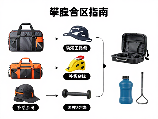 专业户外玩家必看，攀爬工具包装备分区合理指南
