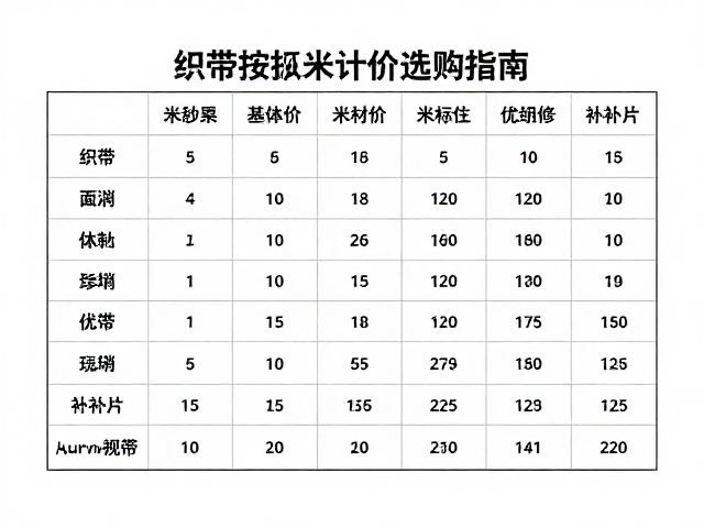 织带按米计价选购指南,如何用耐候材料挑选优质织物修补贴片