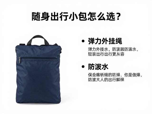 随身出行小包怎么选?弹力外挂绳,防泼水,轻装出行更从容