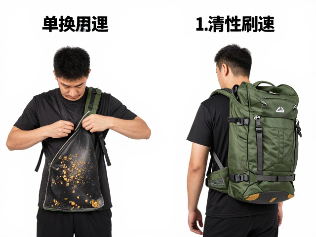 单双肩灵活切换，清理拉链泥沙，提升重装稳定性攻略