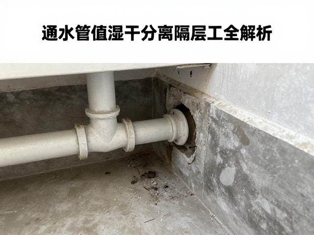 水管出口怎么留?通水管道预留与湿干分离隔层施工全解析