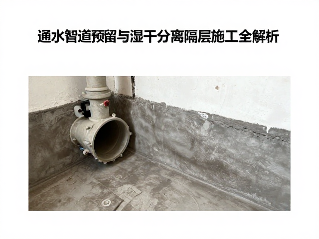 水管出口怎么留?通水管道预留与湿干分离隔层施工全解析