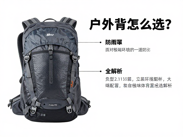 户外背包怎么选?负重立体支撑,水袋仓,防雨罩配置全解析