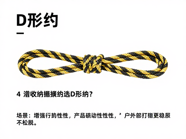 收纳捆扎绳选D形环？增强行进稳定性，户外打包更稳不松脱