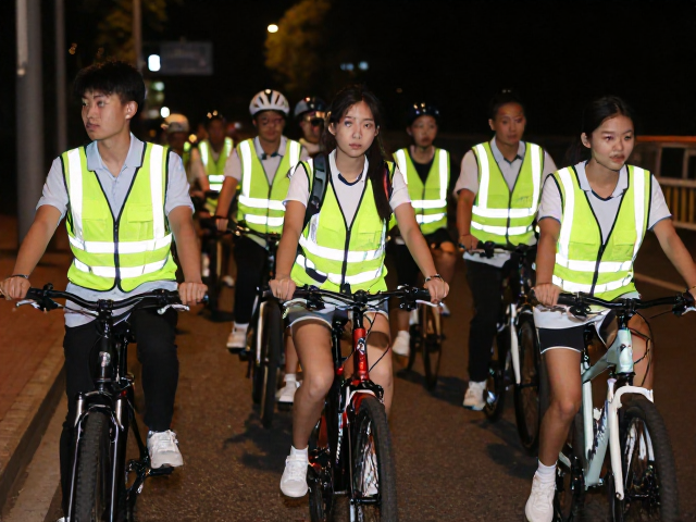 学生户外包选反光织带，安全优先，夜跑骑行必备指南
