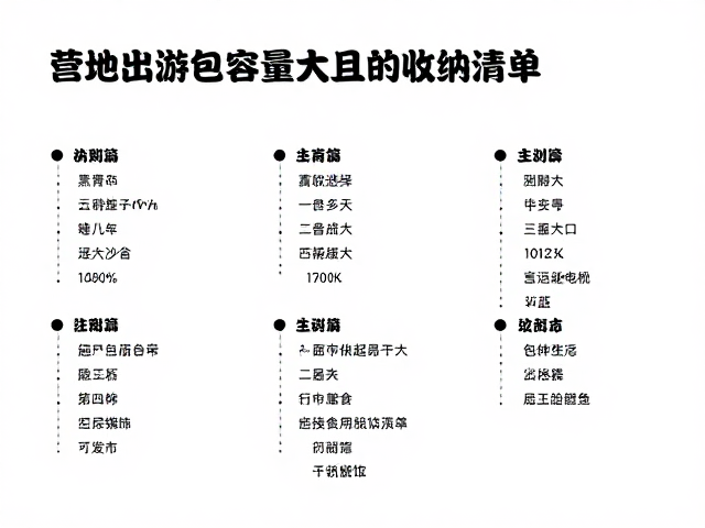 营地活动怎么选?孩童出游包容量大且重量不超体重15%