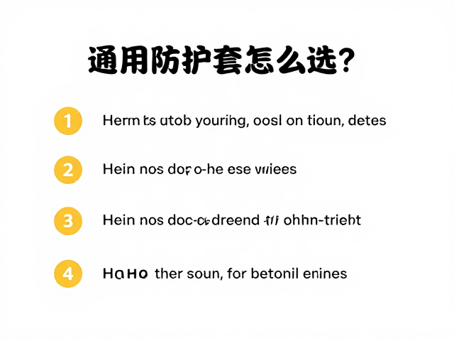 通用防护套怎么选？收纳前保持干燥，附维护与配件指南