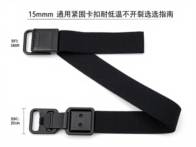 15mm织带通用紧固卡扣耐低温不开裂选型指南
