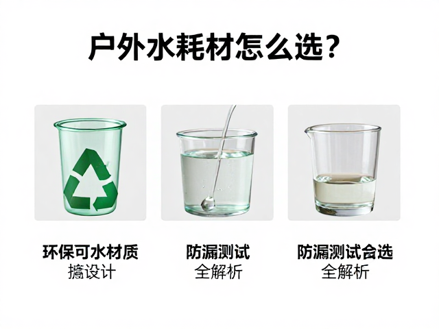 户外饮水耗材怎么选?环保可回收材质,防漏测试全解析