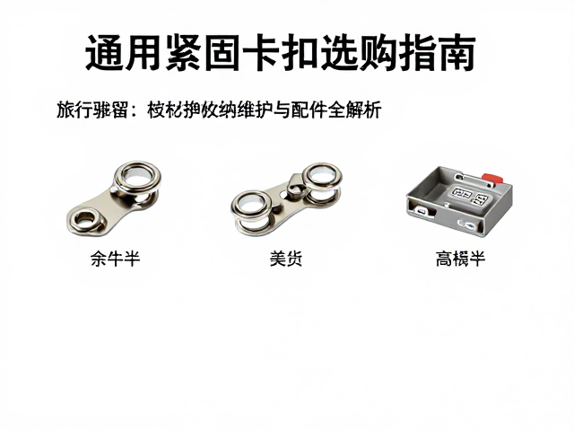 通用紧固卡扣选购指南,旅行收纳维护与配件全解析