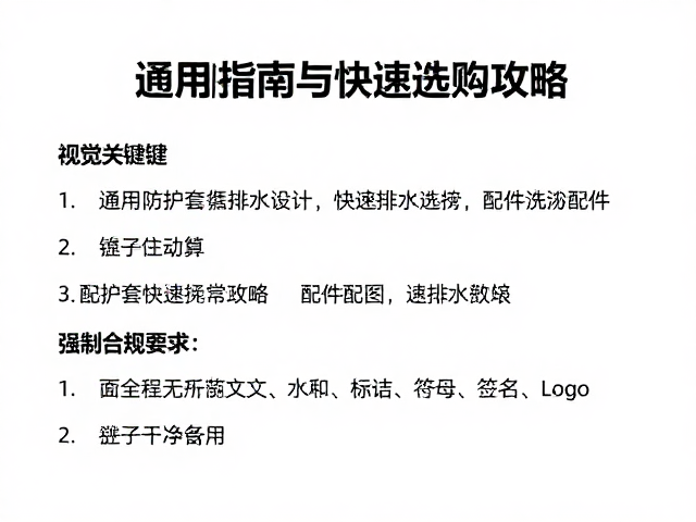 通用防护套快速排水设计，维护指南与配件选购攻略