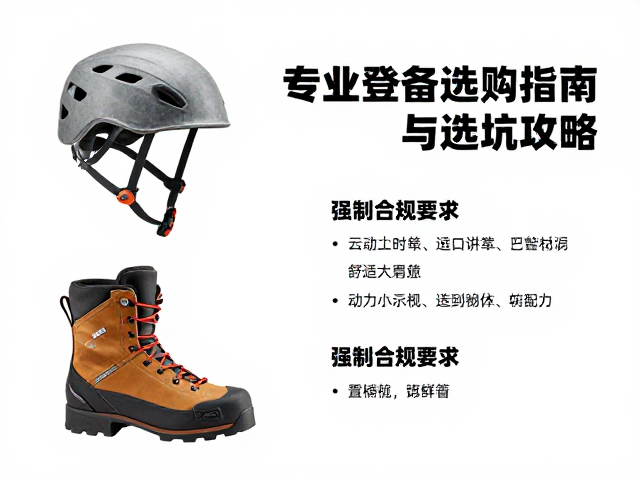 头盔,高山靴,动力绳,专业登山装备选购指南与避坑攻略