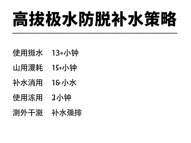 上升器操作中的体能消耗与水分关联
