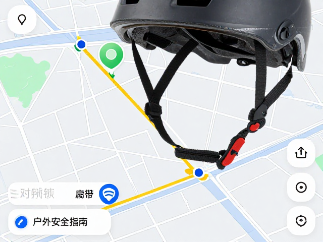 扁带怎么绑?电子地图导航下的头盔佩戴与户外安全指南