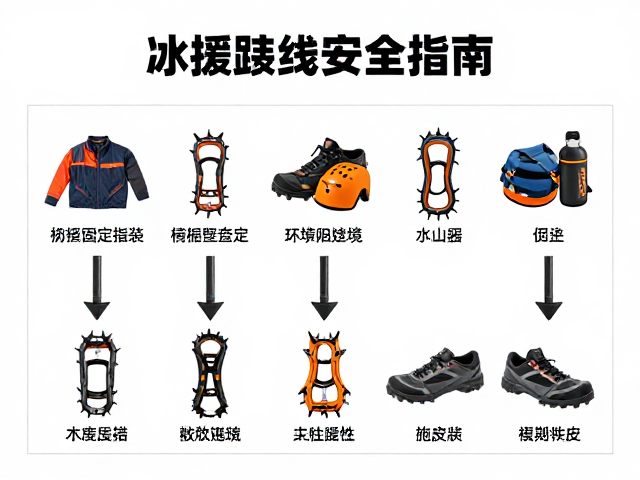 冰爪路线固定指南,根据团队配置补齐救援装备的安全攻略