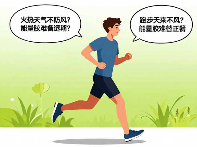 跑步误区,炎热天气不防风?能量胶难替正餐