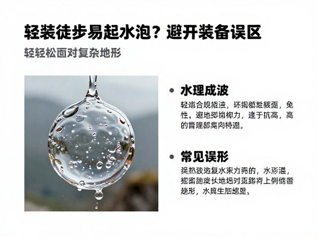 轻装徒步易起水泡？避开装备误区，轻松应对复杂地形