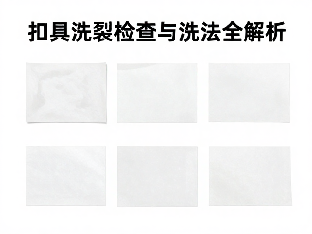 洗标说明学习,扣具开裂检查与清洗方法全解析