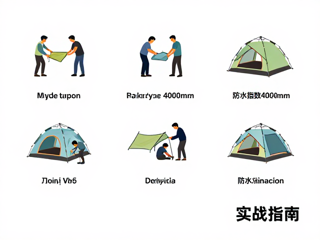 多人协作搭帐篷步骤,防水指数4000mm,实战指南