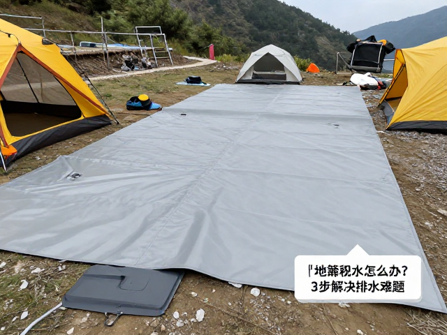 高山帐搭建步骤,地布积水怎么办?3步解决排水难题
