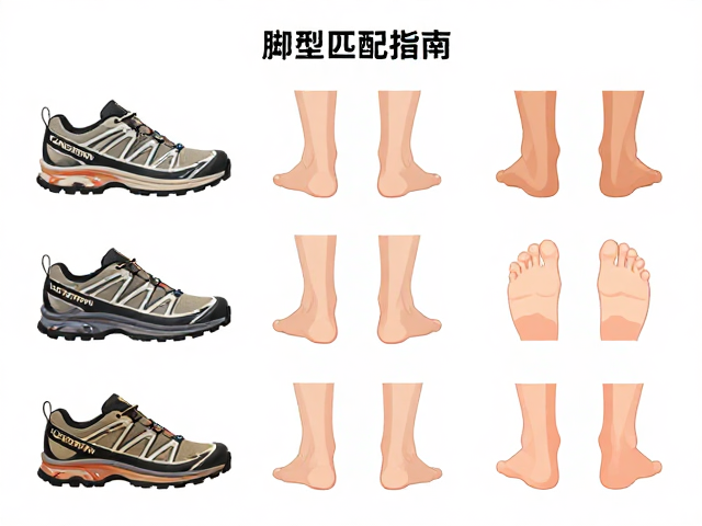 不同脚型特征的适配策略