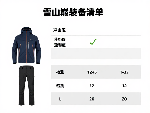 冲锋衣与冲锋裤的关键选型逻辑
