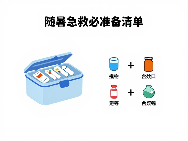随身迷你药包含创伤用品吗？中暑急救必备清单