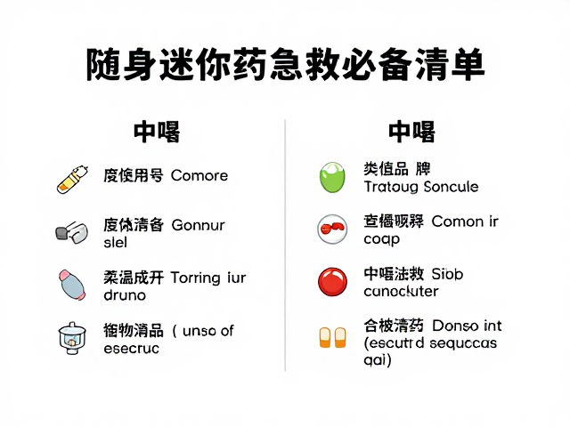 随身迷你药包含创伤用品吗？中暑急救必备清单