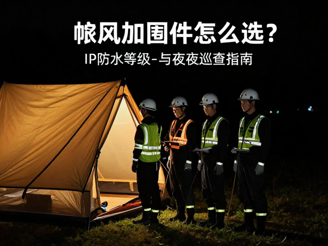 帐篷防风加固件怎么选?IP防水等级与夜间巡查指南